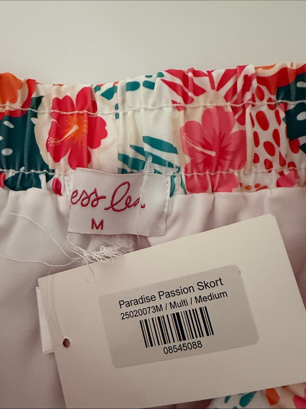 Jess Lea Skort floral Hawaii hibiscus Paradise Passion M NWT - Picture 5 of 5
